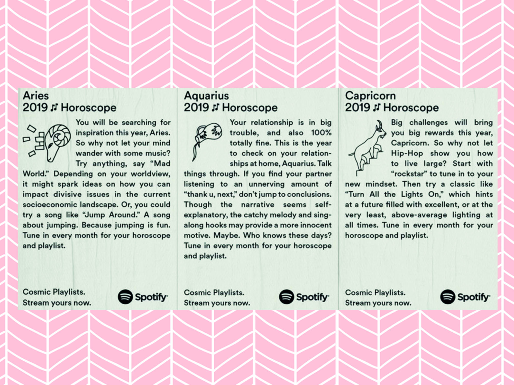 Spotify lanserar spellistor anpassade efter ditt månads-horoskop
