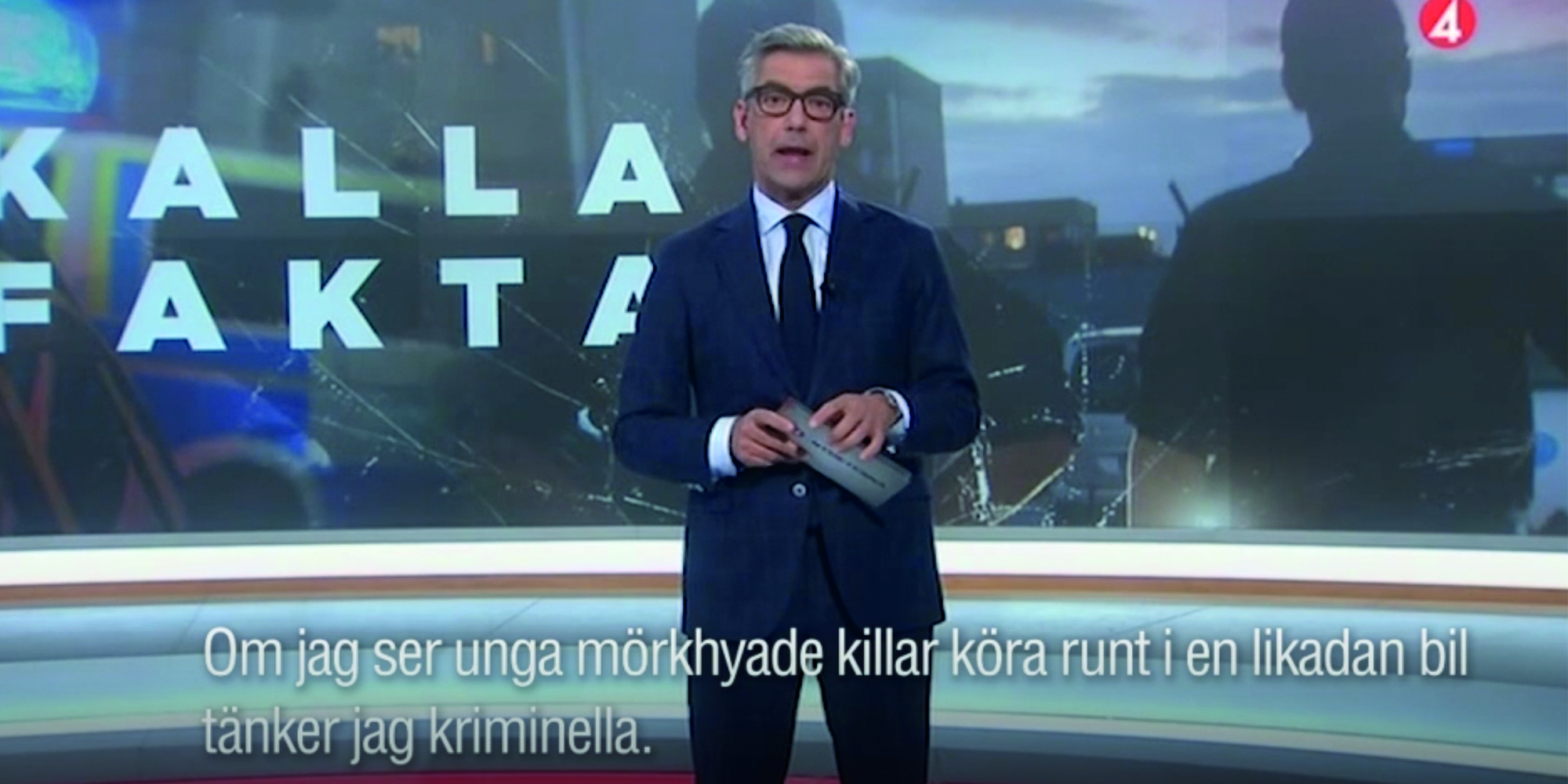 TV4-nyheternas uttalande om ”mörkhyade i fina bilar” är inget annat än ett haveri