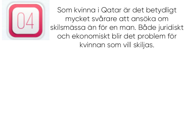 Svårt för kvinnor att skiljas