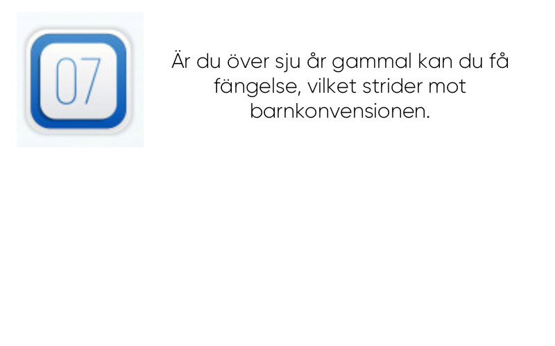 Barn kan få fängelse i Qatar