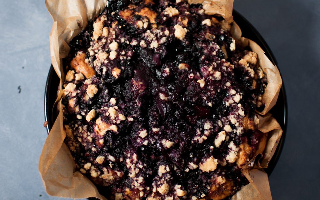 Hur gör man blåbärspaj?