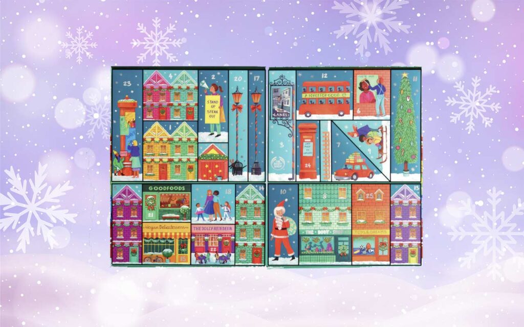 body shop tavling julkalender