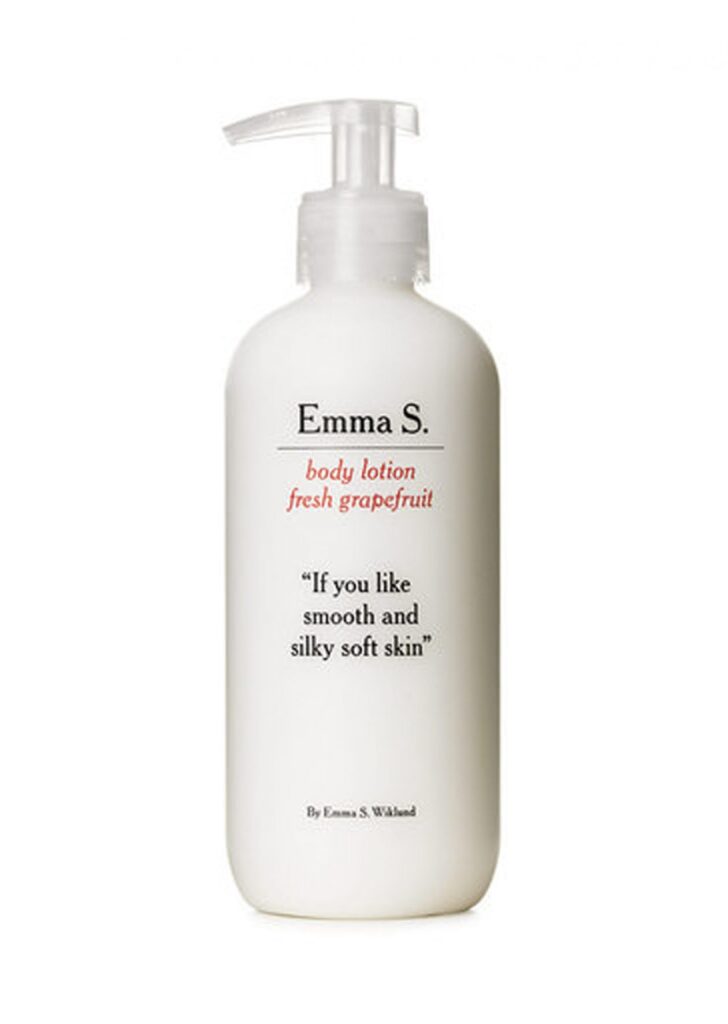 Emma S. body lotion fresh grapefruit. 
