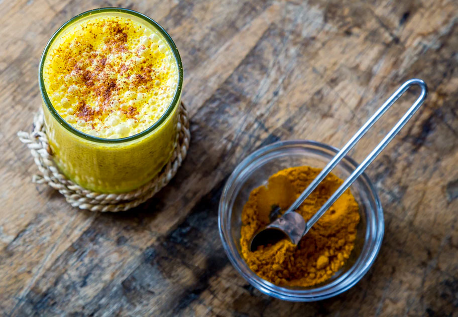 Golden milk med gurkmeja