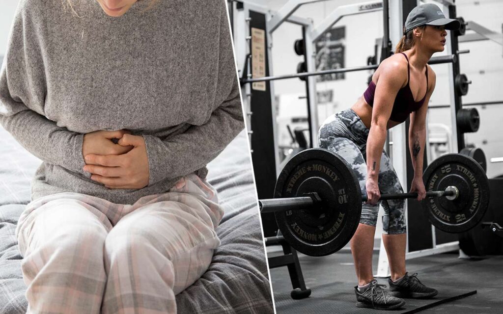 Träna med endometrios eller kraftig mensvärk
