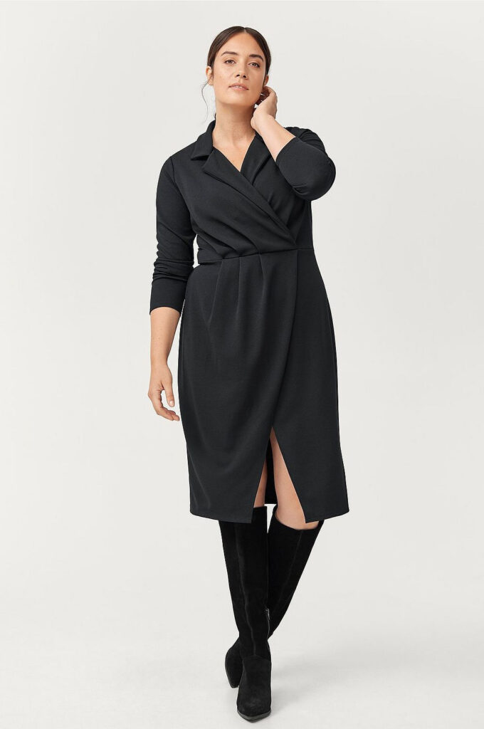 Svart klänning plus size från Ellos plus size
