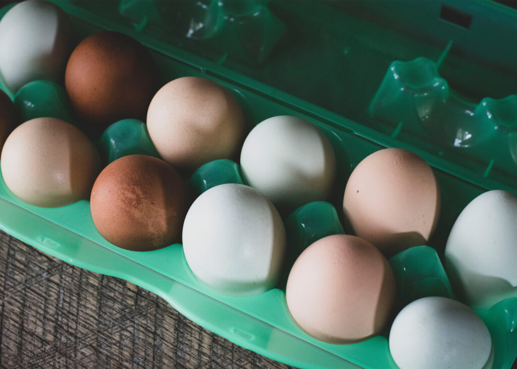 hur mycket väger ett ägg