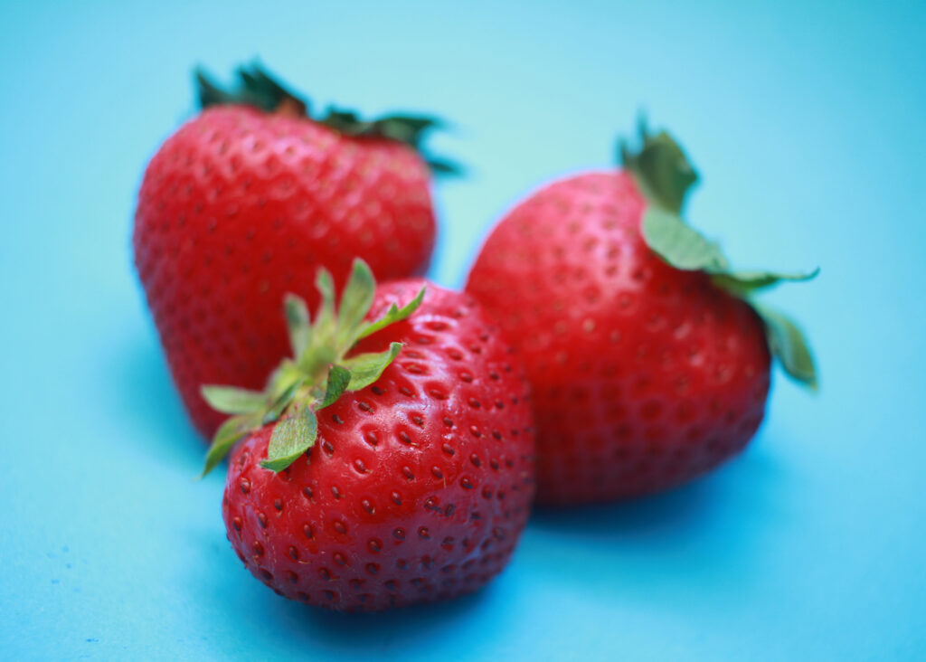 vad innehåller jordgubbar