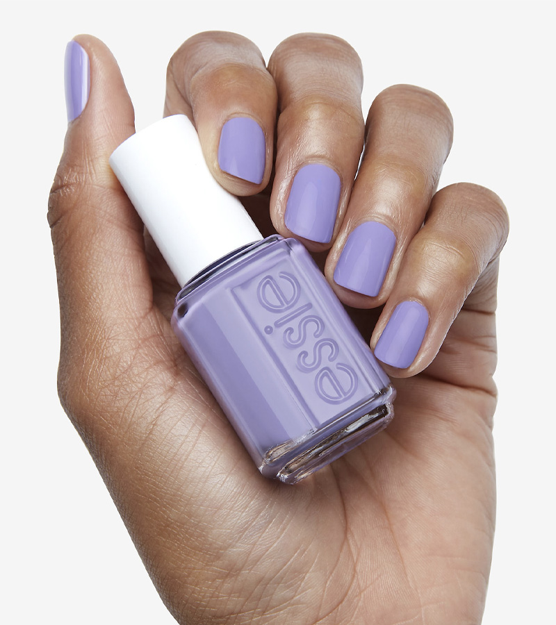 essie nagellack lila pastell