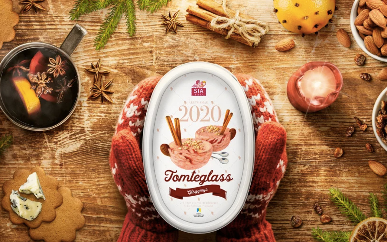 Så smakar årets Tomteglass från Sia