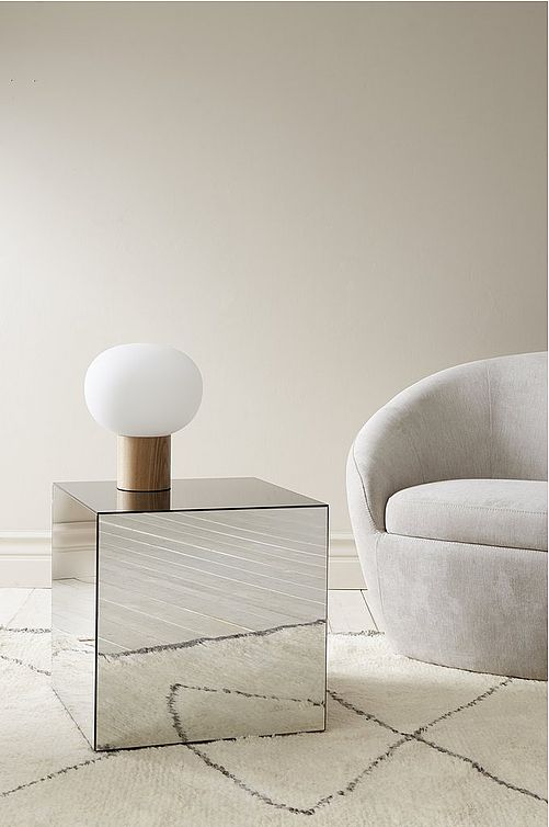 sidobord glas spegel ellos