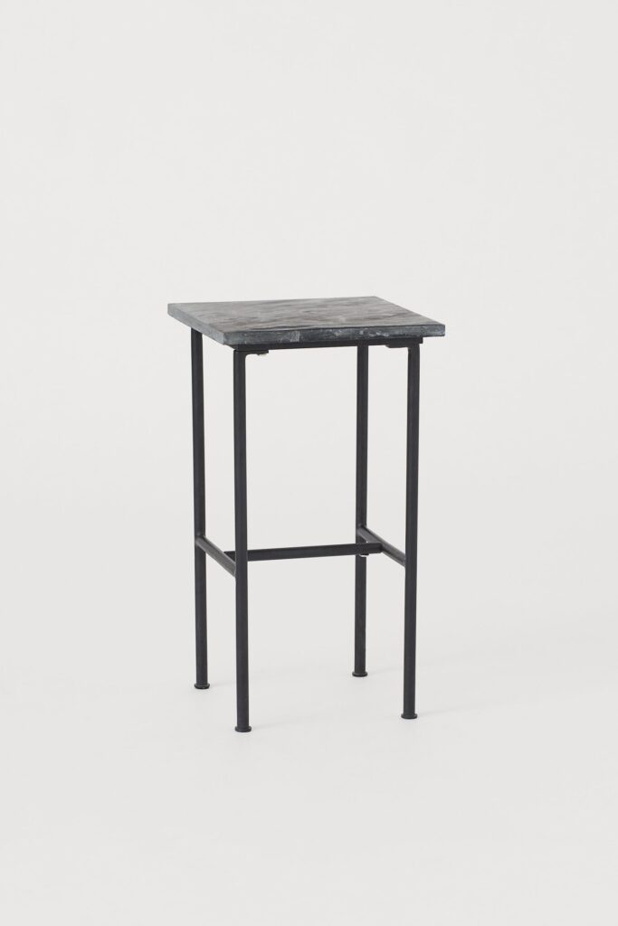 sidobord marmor svart