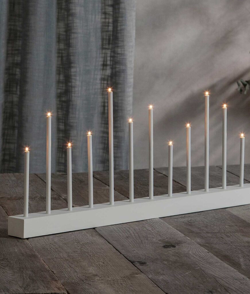 Adventsljusstake rea