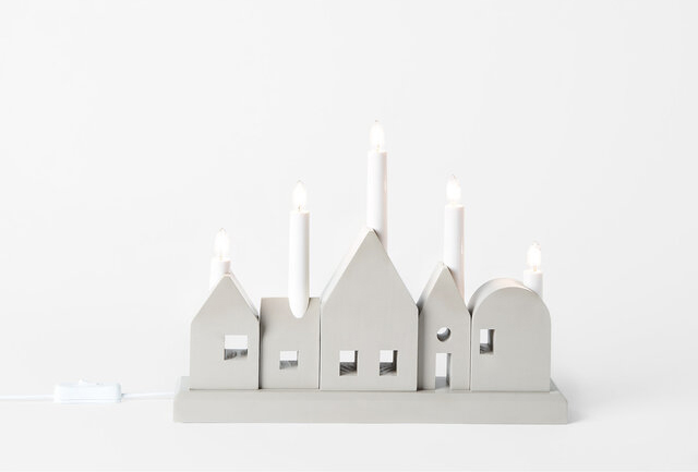 Adventsljusstake hög