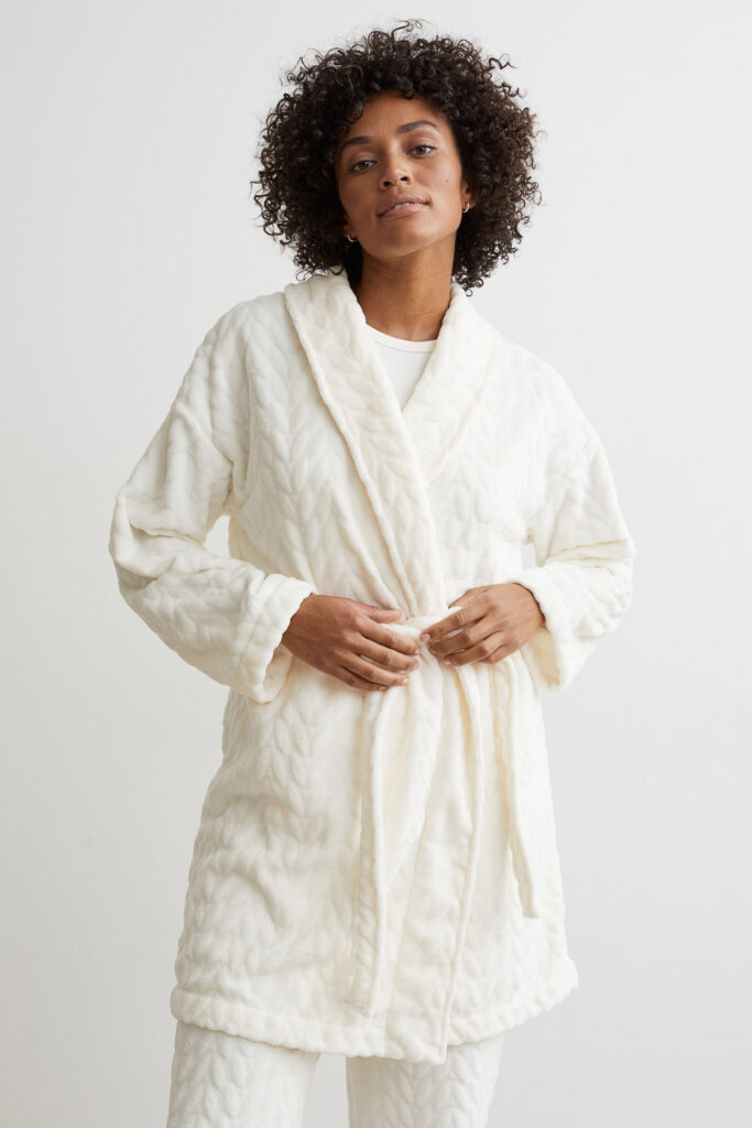 Morgonrock dam fleece