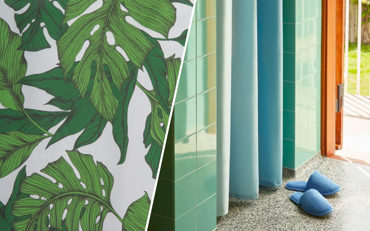 15 fina duschdraperi som passar i ditt drömbadrum