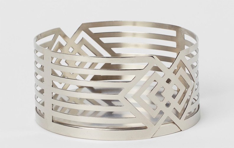 glasunderlägg metall hållare