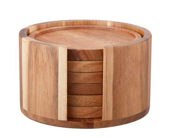 underlägg beige trä