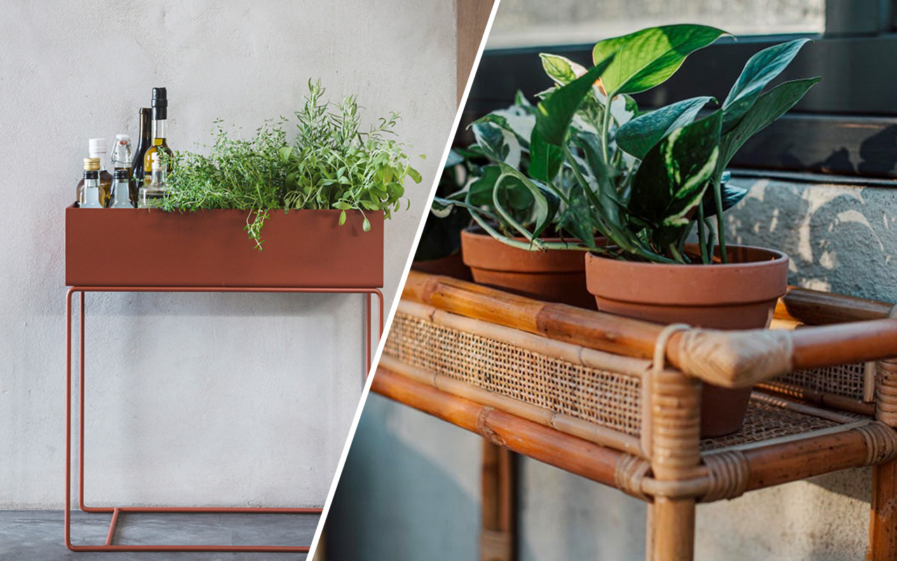 9 blombord som passar både inomhus och på din balkong