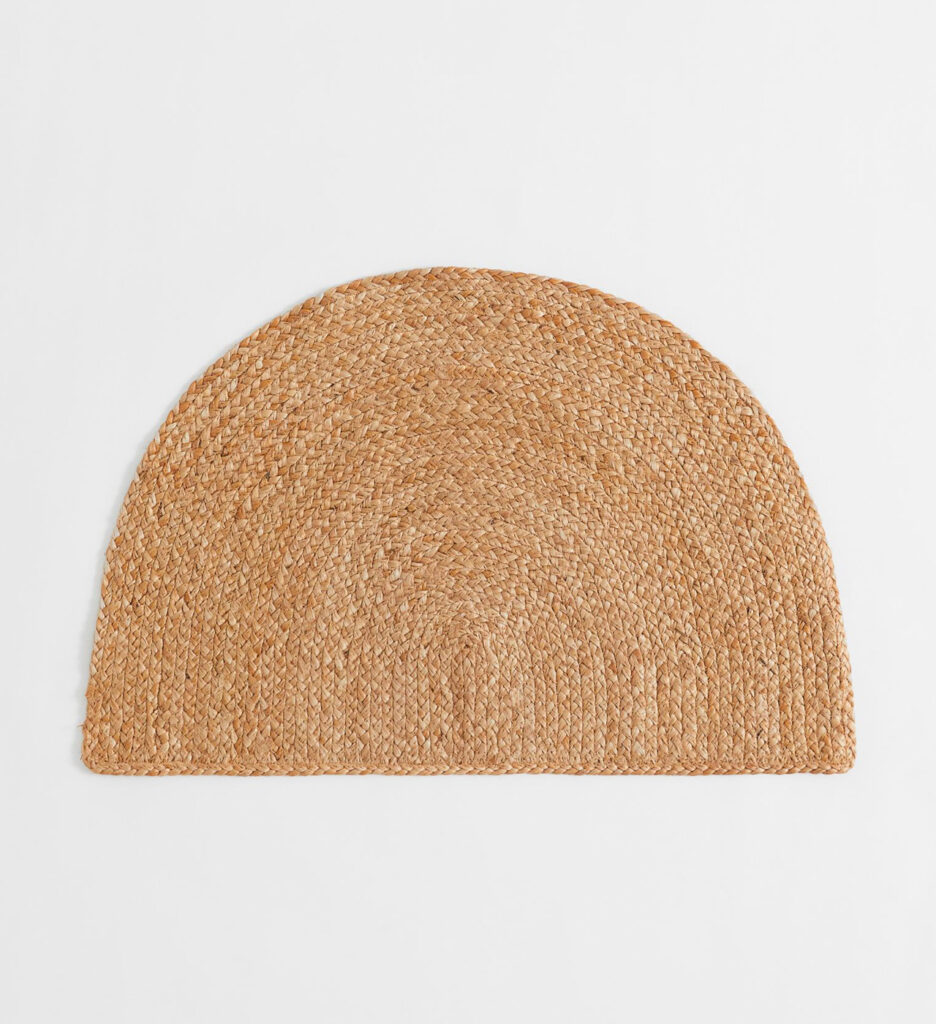 stor dorrmatta beige h&m