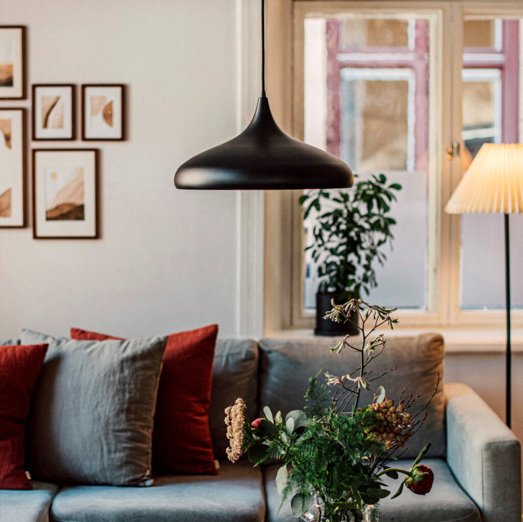 belysning vardagsrum lampa tak