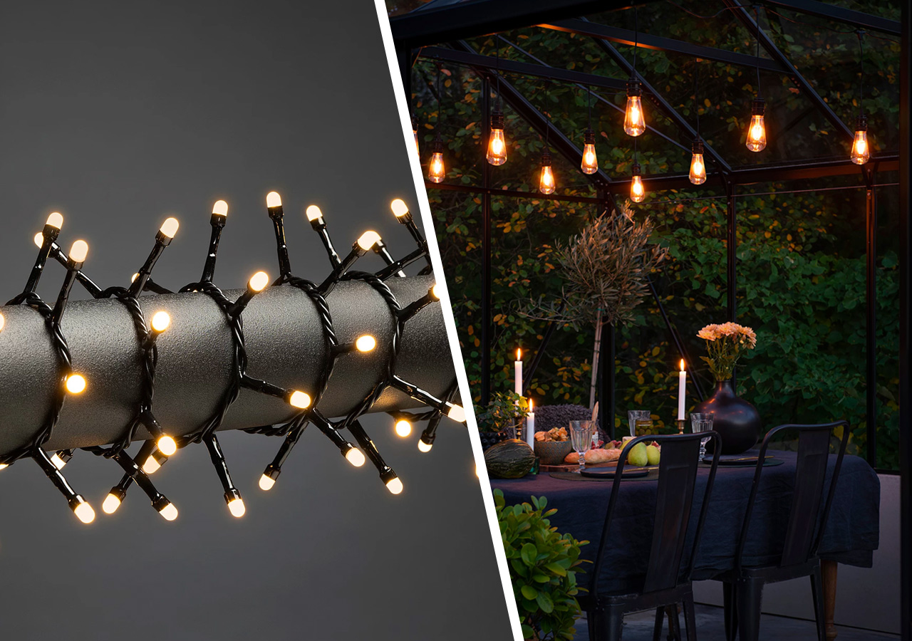 13 fina ljusslingor som gör balkongen extra mysig