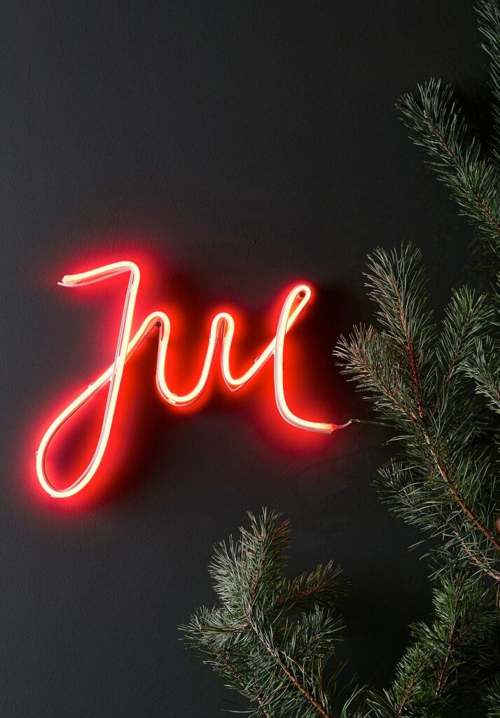 neonlampa neonskylt vaggtext LED