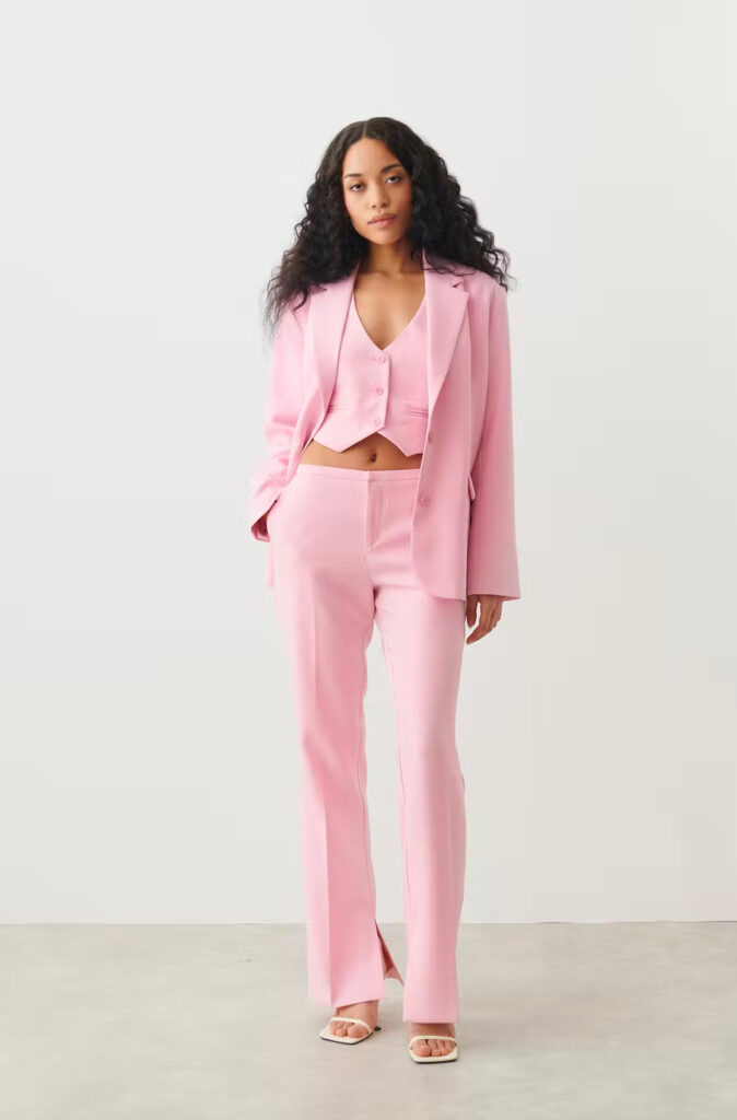 Kostymbyxor for dam lag midja