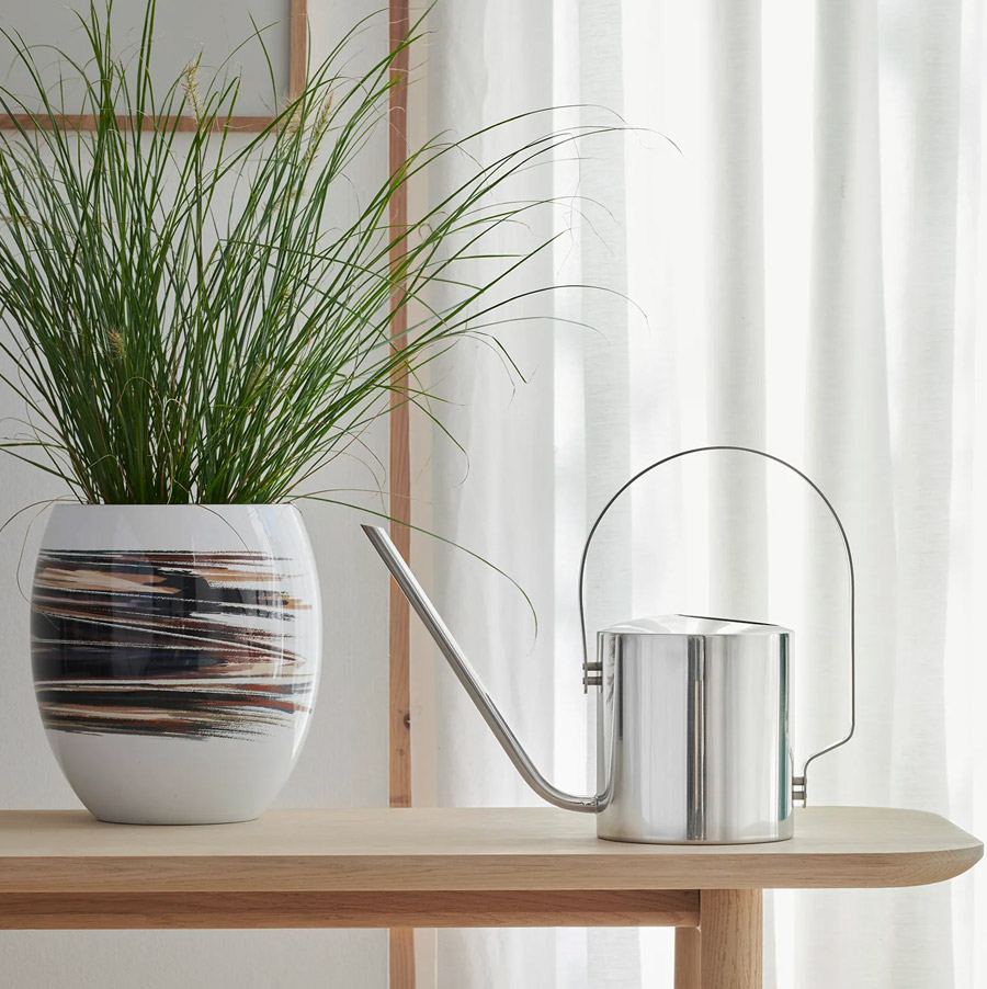 vattenkanna for inomhus och utomhus rostfritt stal