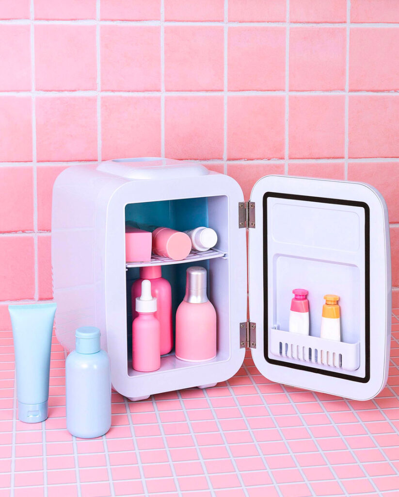 skincare fridge minikyl for skonhetsprodukter - var kan man kopa en minikyl i sverige?