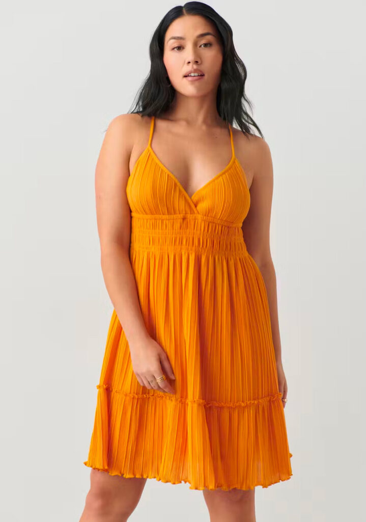 sommarklanning dam orange