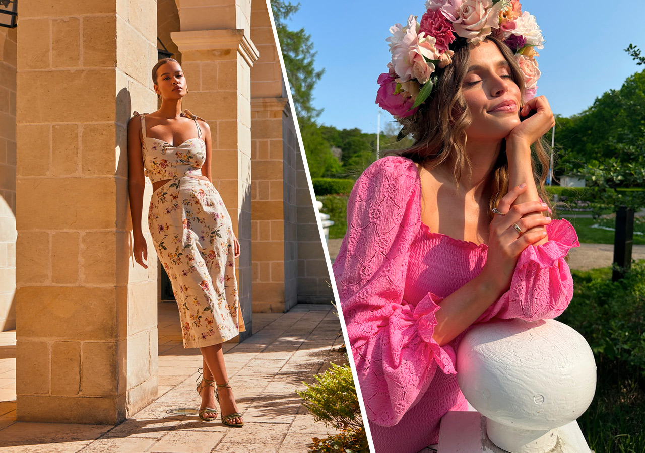 25 färgglada och blommiga sommarklänningar