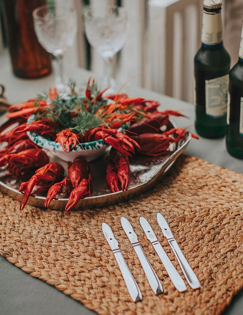 kraftskiva skaldjursbestick