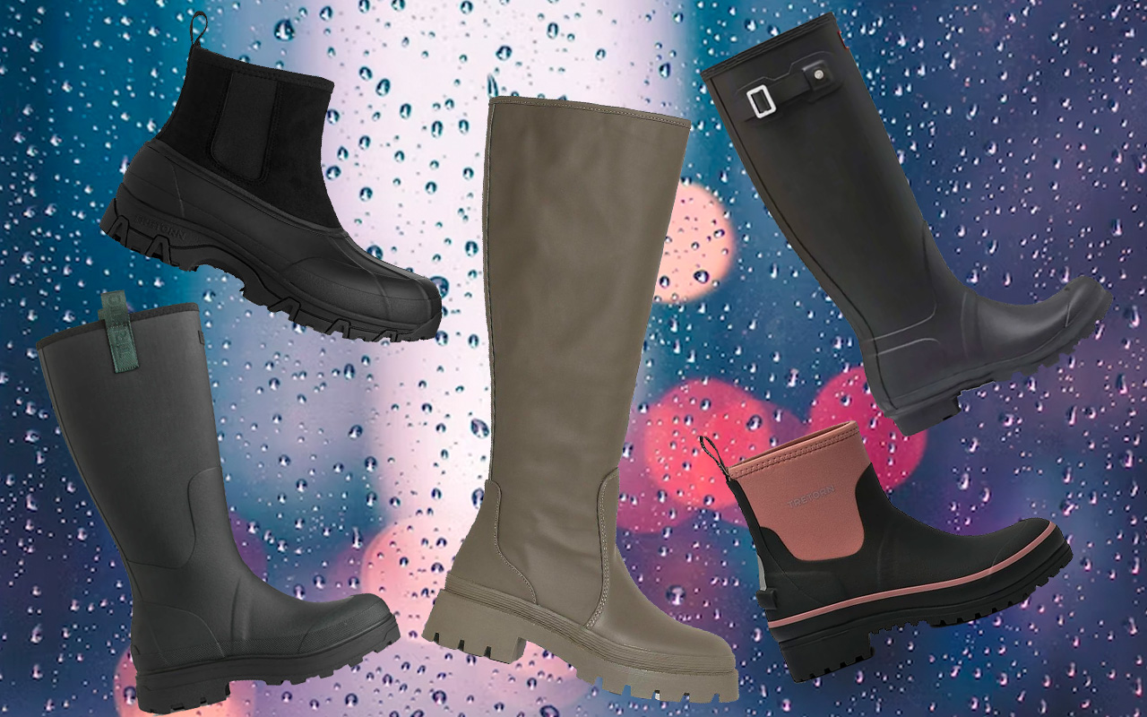 6 perfekta gummistövlar att bära regniga sommardagar