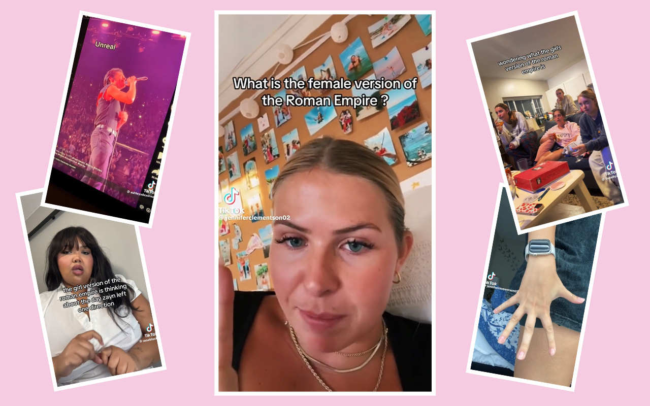 Här är the girl version av romarriket-trenden