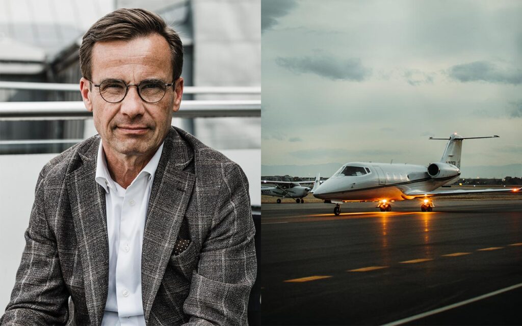 Ulf Kristersson privatjet