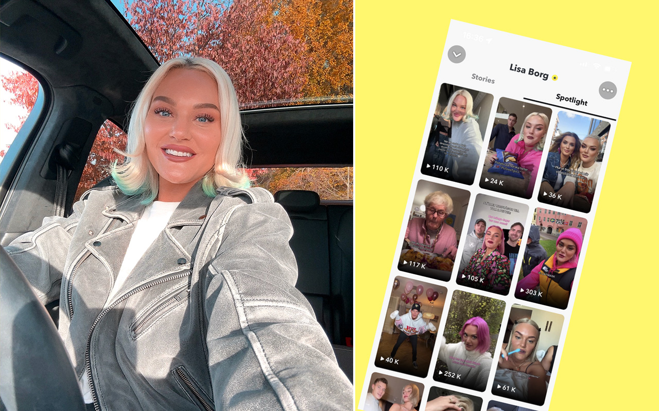 Så rik blir Lisa Borg på Snapchat – nu rusar influencers till plattformen