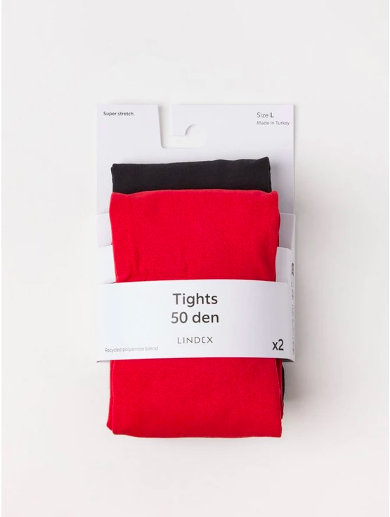 Röda strumpbyxor lindex