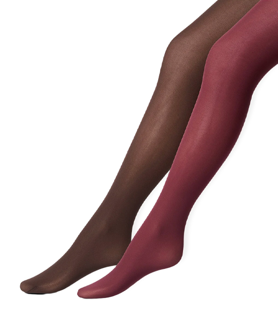 Vinröda strumpbyxor