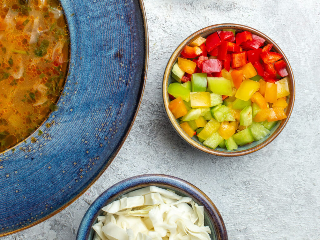 Vegetarisk kålsoppa