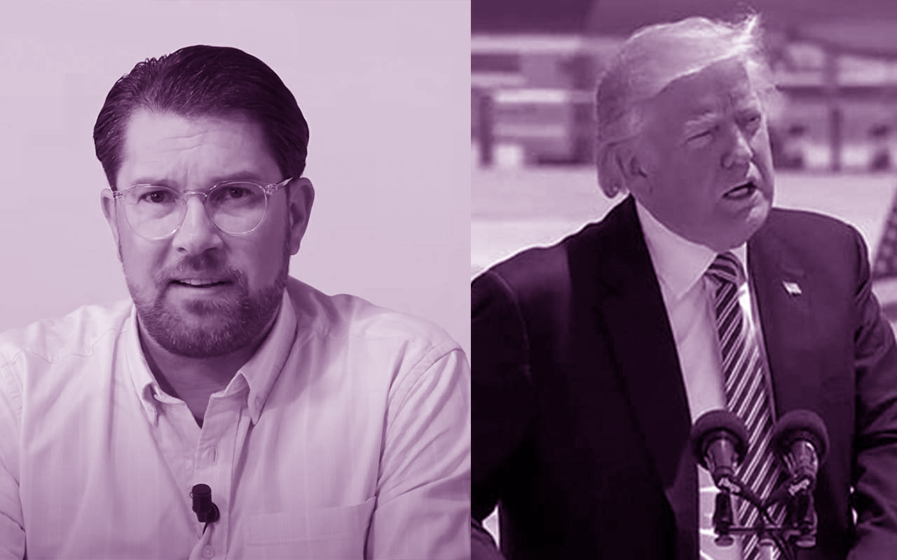 3 gånger Åkesson lät som Donald Trump i sitt senaste tal