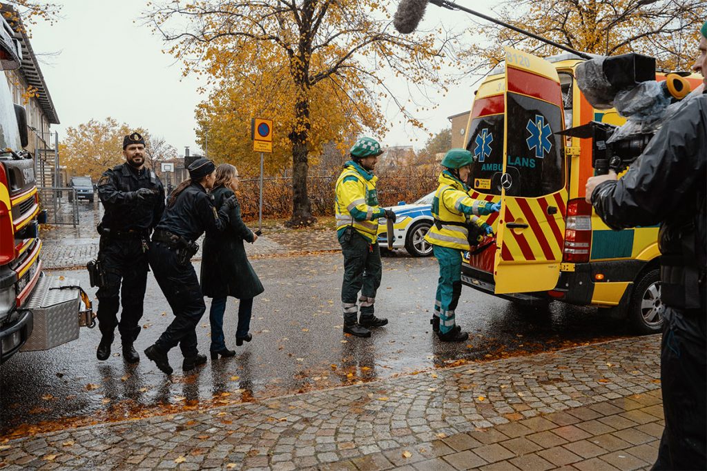 Tunna blå linjen skådespelare