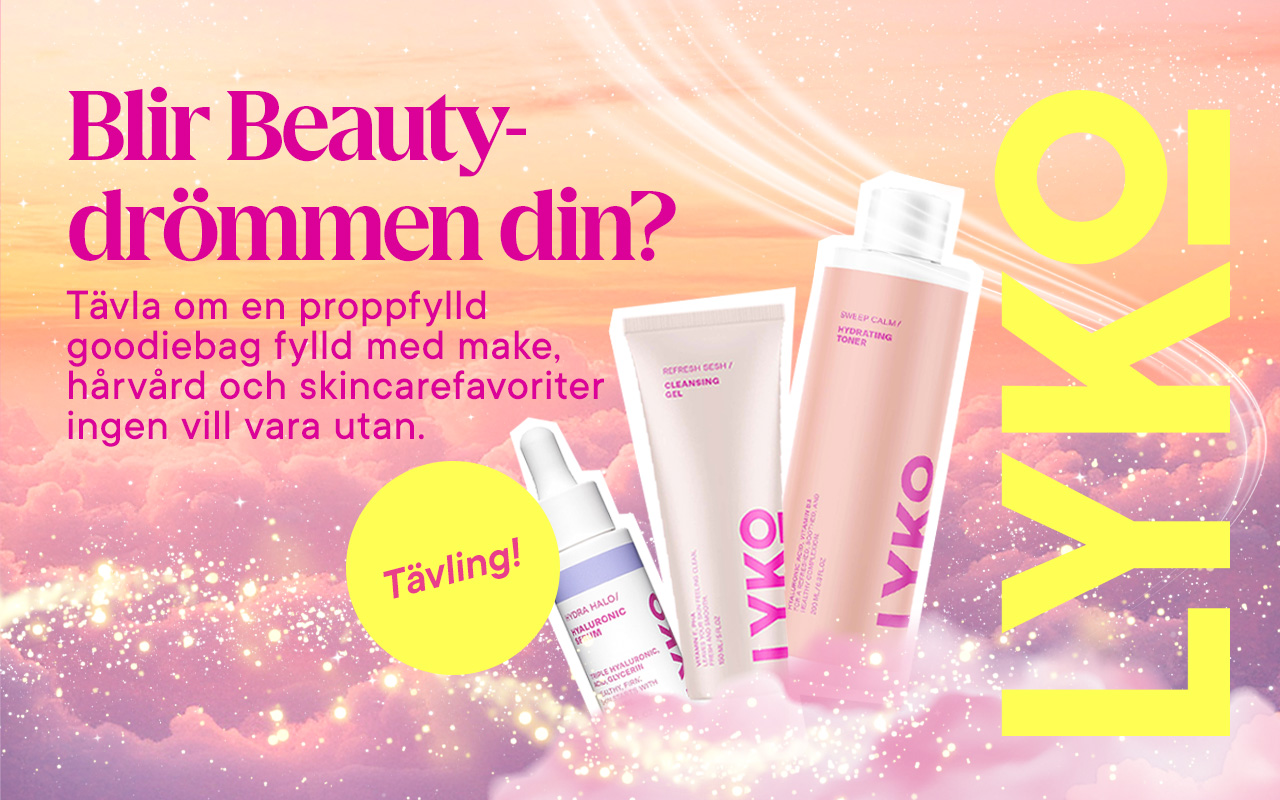 Lucka 1: Blir beautydrömmen din? Nu kan du vinna en lyxig goodiebag från Lyko