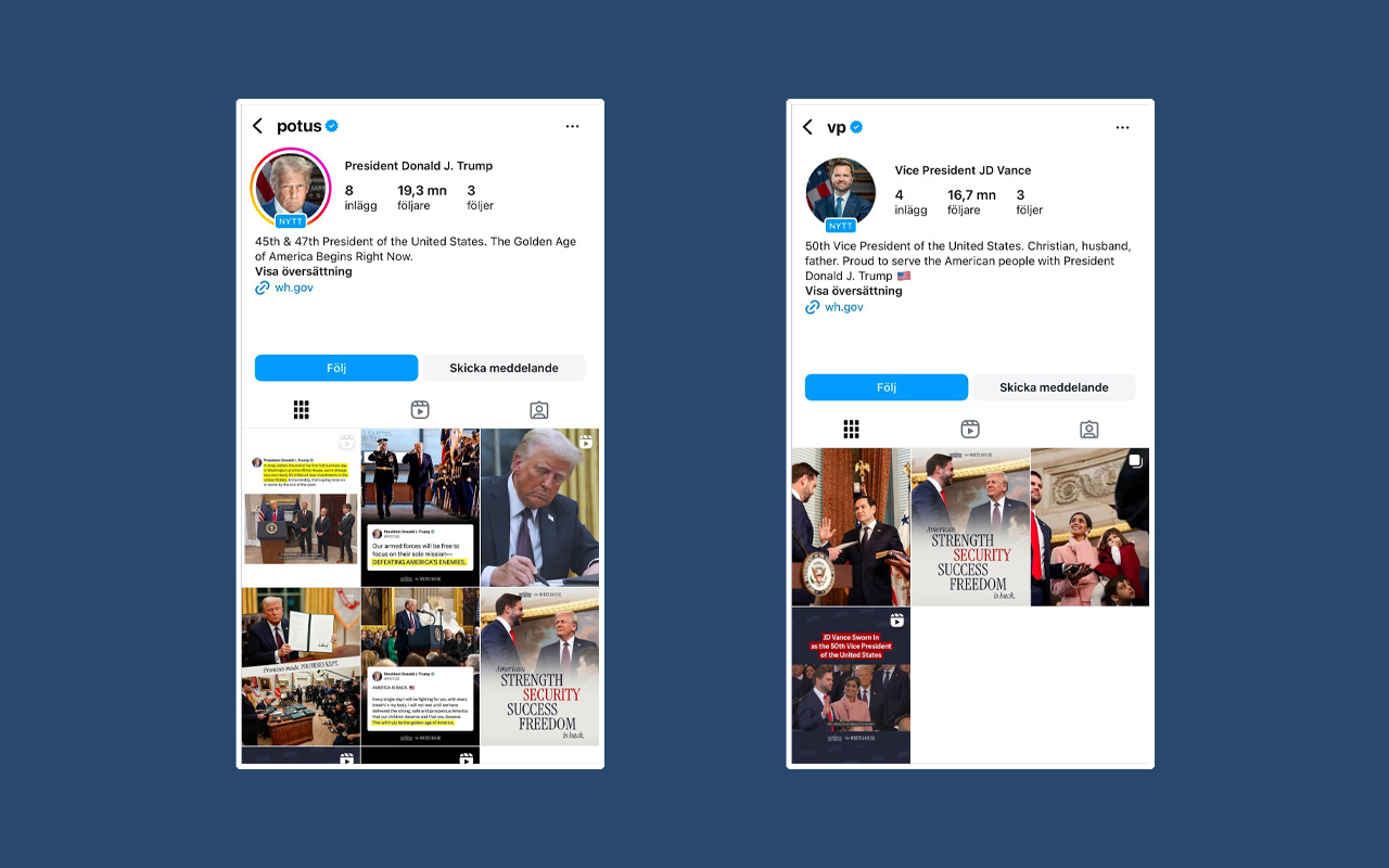 Har ditt Instagram-konto börjat följa Trump och J.D. Vance? Här är anledningen!