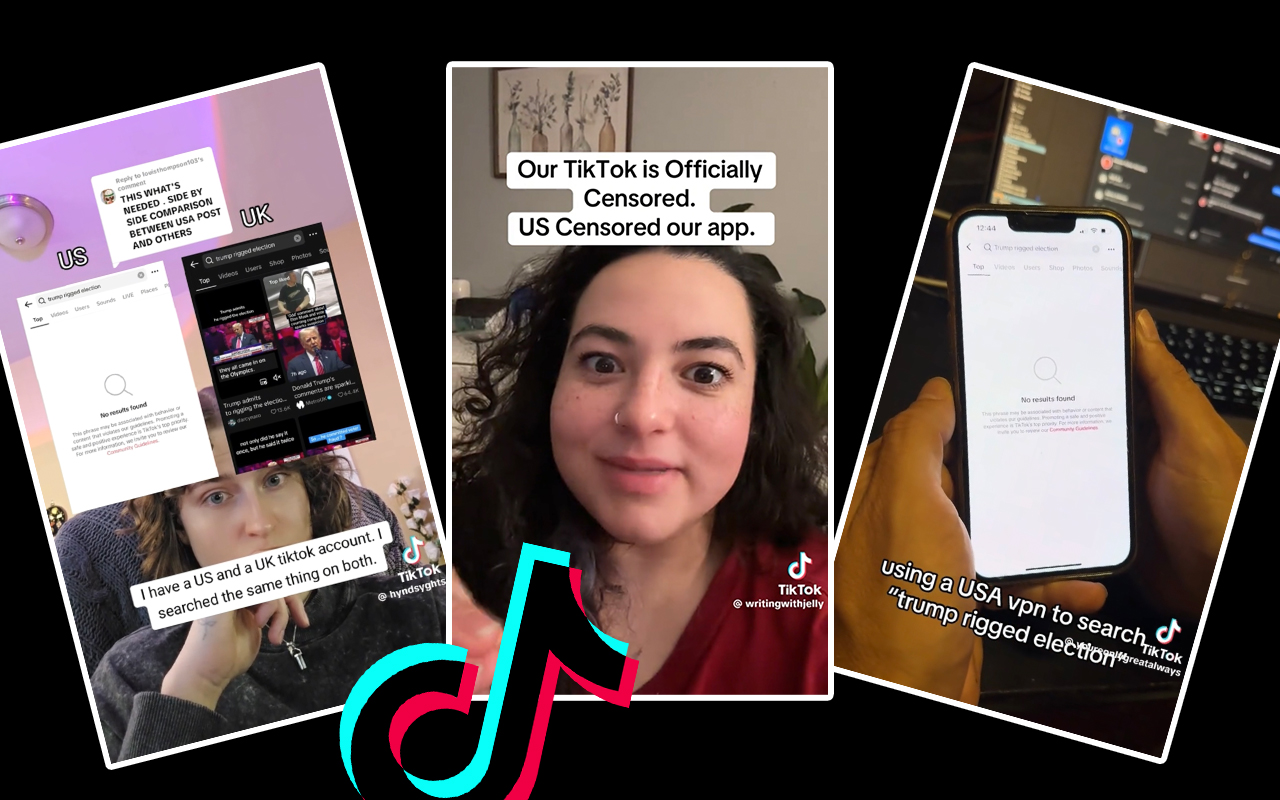 Larmet: Tiktok censurerar Trump-kritiskt innehåll