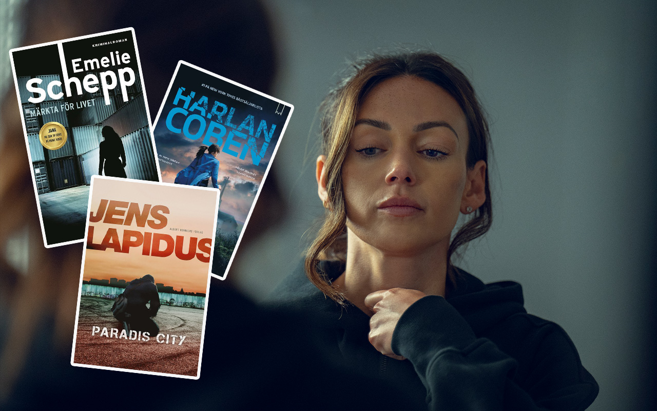 6 krimserier som är baserade på böcker