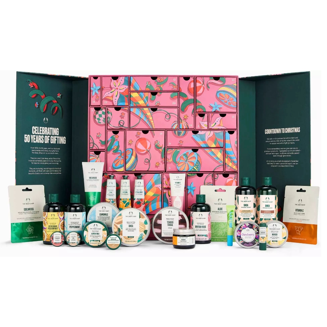 Lyxig adventskalender från Body Shop