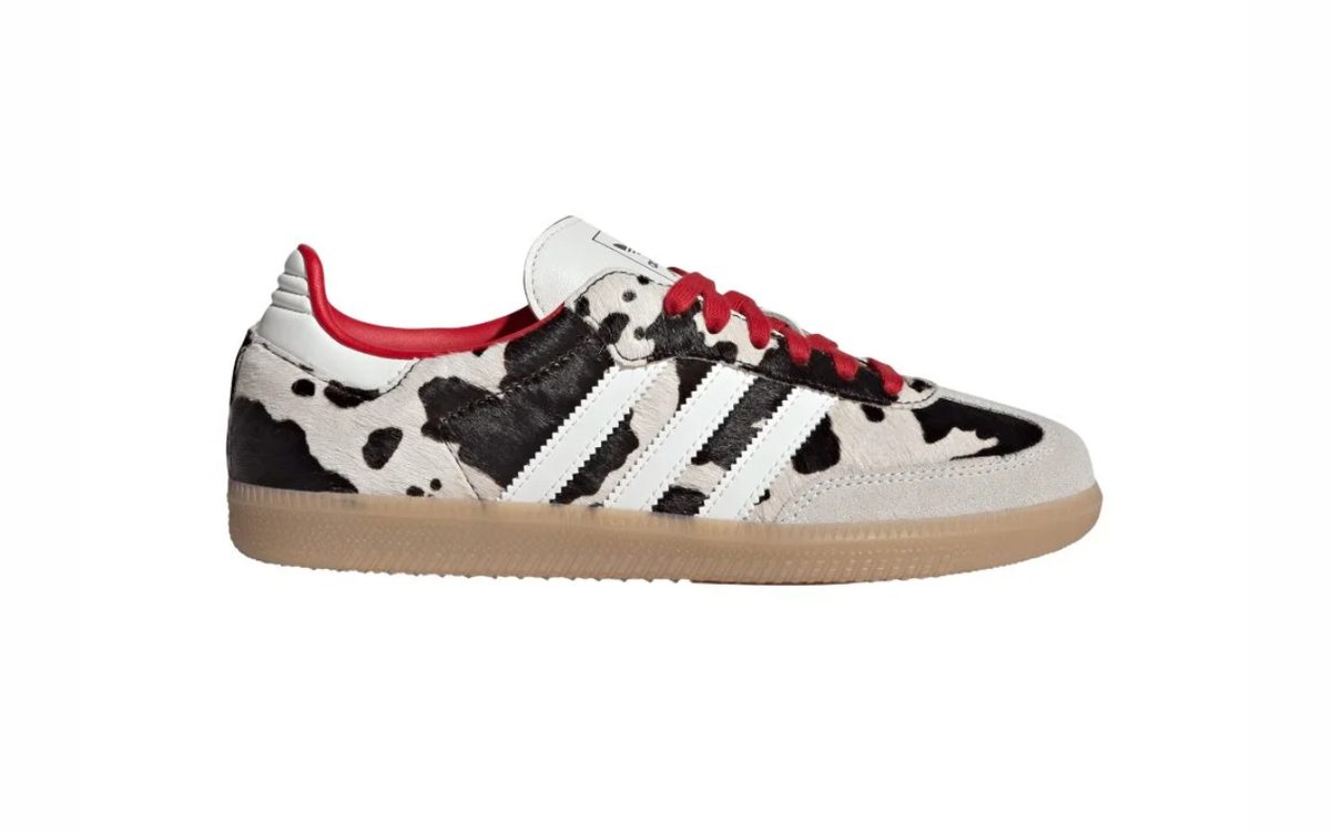 Adidas Samba OG sneakers med cowprint för dam