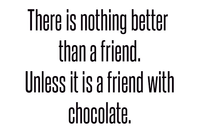 Friend choklate