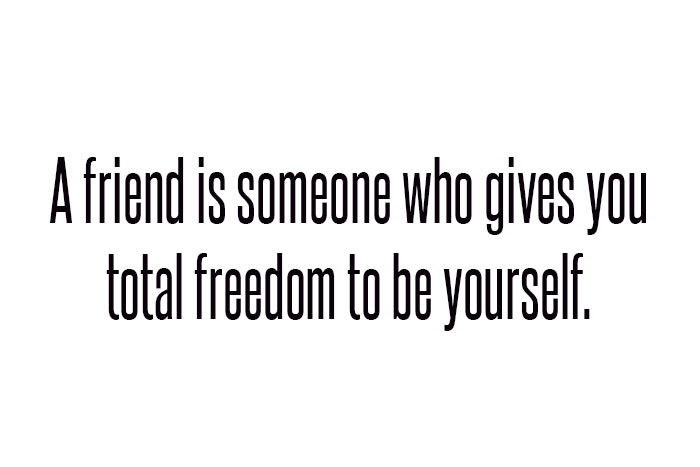 friends shall make you feel fredd
